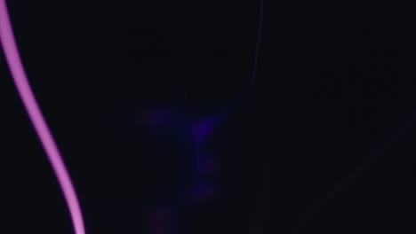 purple light wires movement