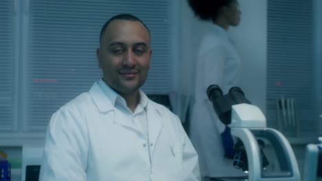 scientist in a laboratory