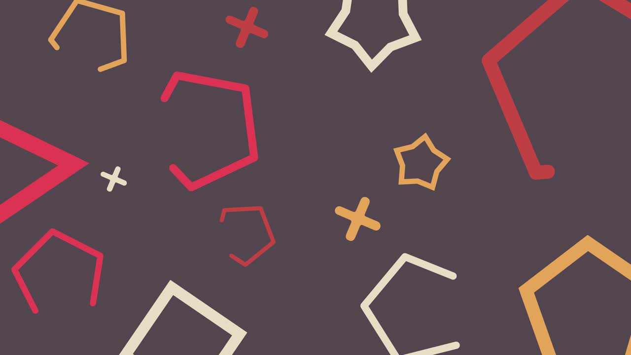 손으로 그린 추상 루프 배경