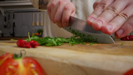cortar las verduras