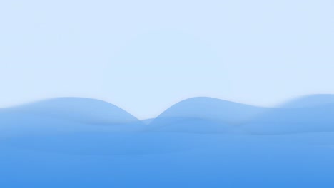 abstract blue landscape