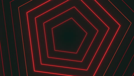 mesmerizing neon maze a captivating red light pattern shines