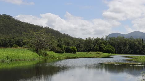 time-lapse of a tranquil natural scene