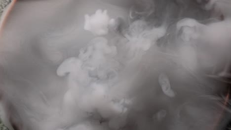 texture of colored smoke close up. view from above