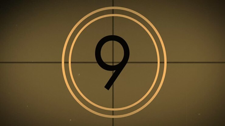 Video generato digitalmente di un timer conto alla rovescia