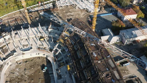 stadium under construction