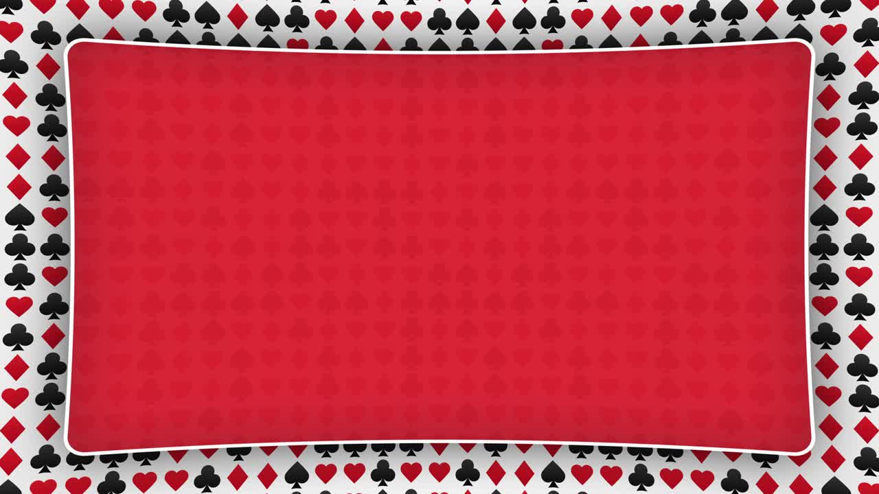 카드 플레이 하트 다이아몬드 클럽 스피드 프레임 애니메이션 배경