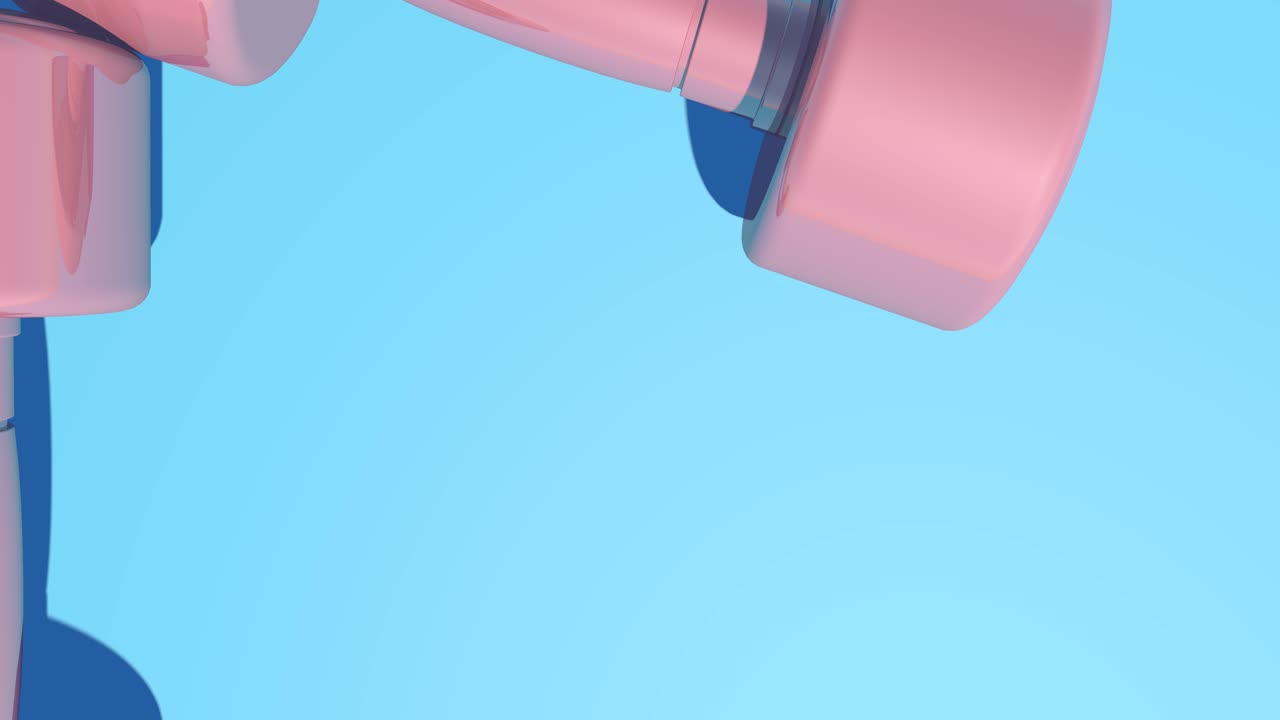 modelo rosa 3d de pesas de hierro