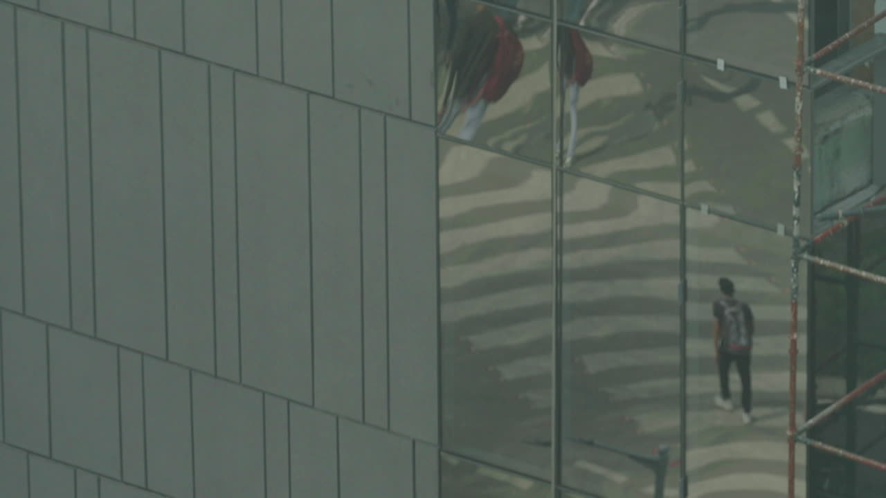 City Street View from High Angle