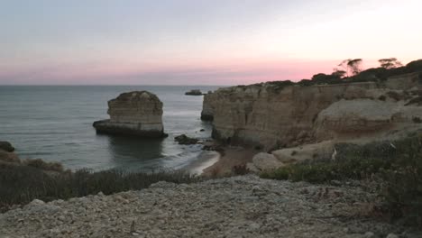 Abendstrand-In-Albufeira-Portugal