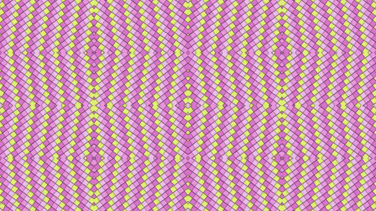 formas caleidoscópicas rombo colorido fondo de bucle sin costuras