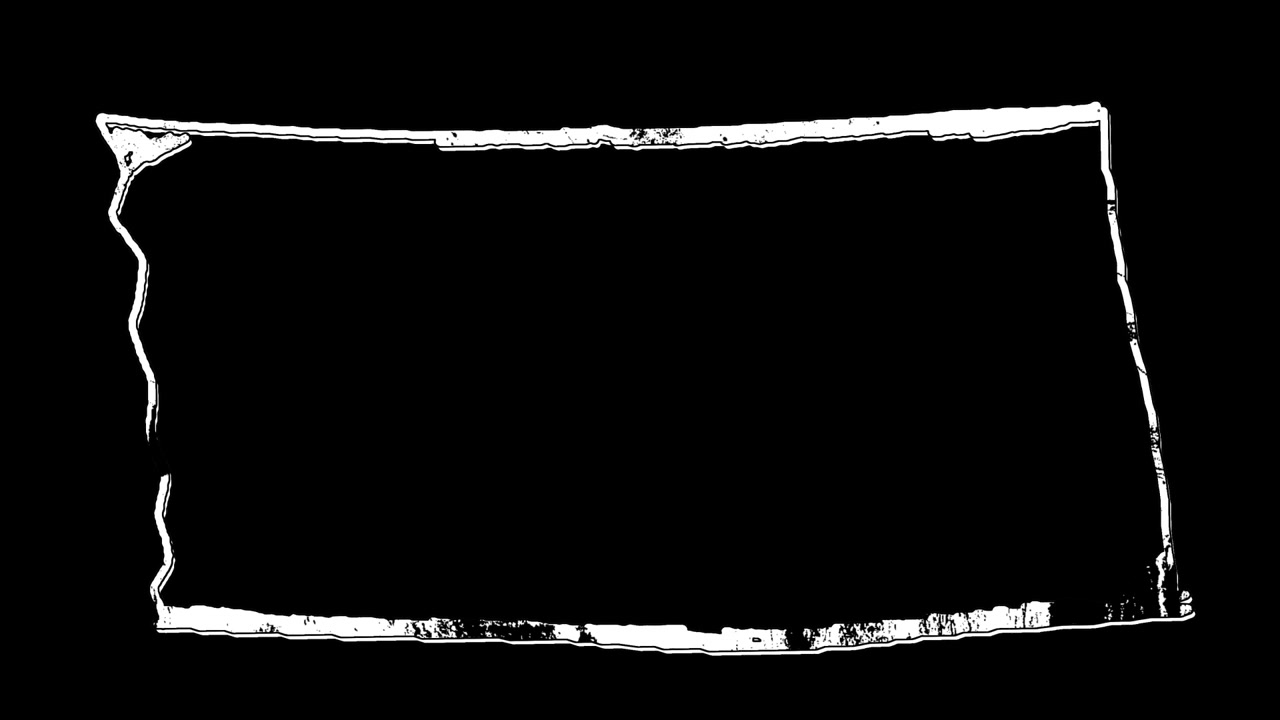 Dynamic Glitchy Rectangle Border Overlay Loop