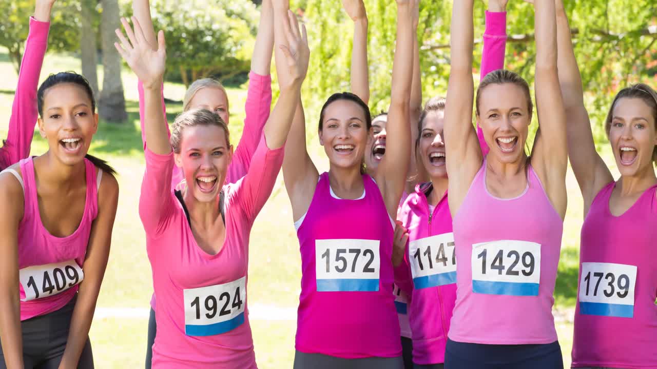 웃는 여성들의 다양한 그룹의 다양한 그룹의 애니메이션