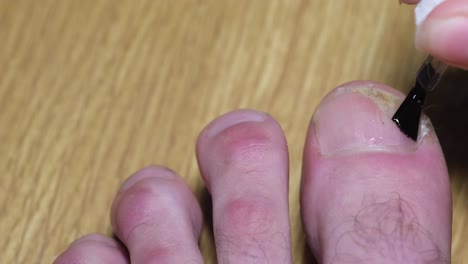 toenail painting process