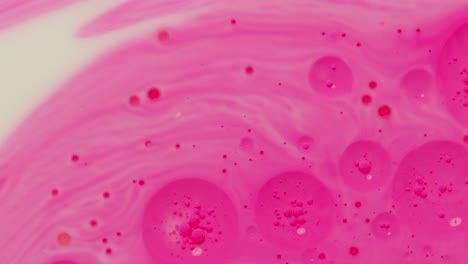 abstract pink swirls and bubbles