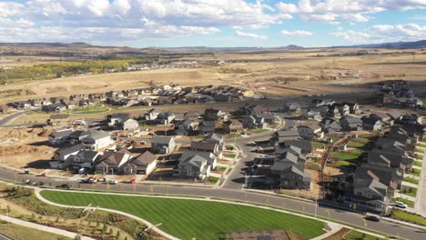 Eine-Neue-Wohnsiedlung-Südlich-Von-Highlands-Ranch,-Colorado