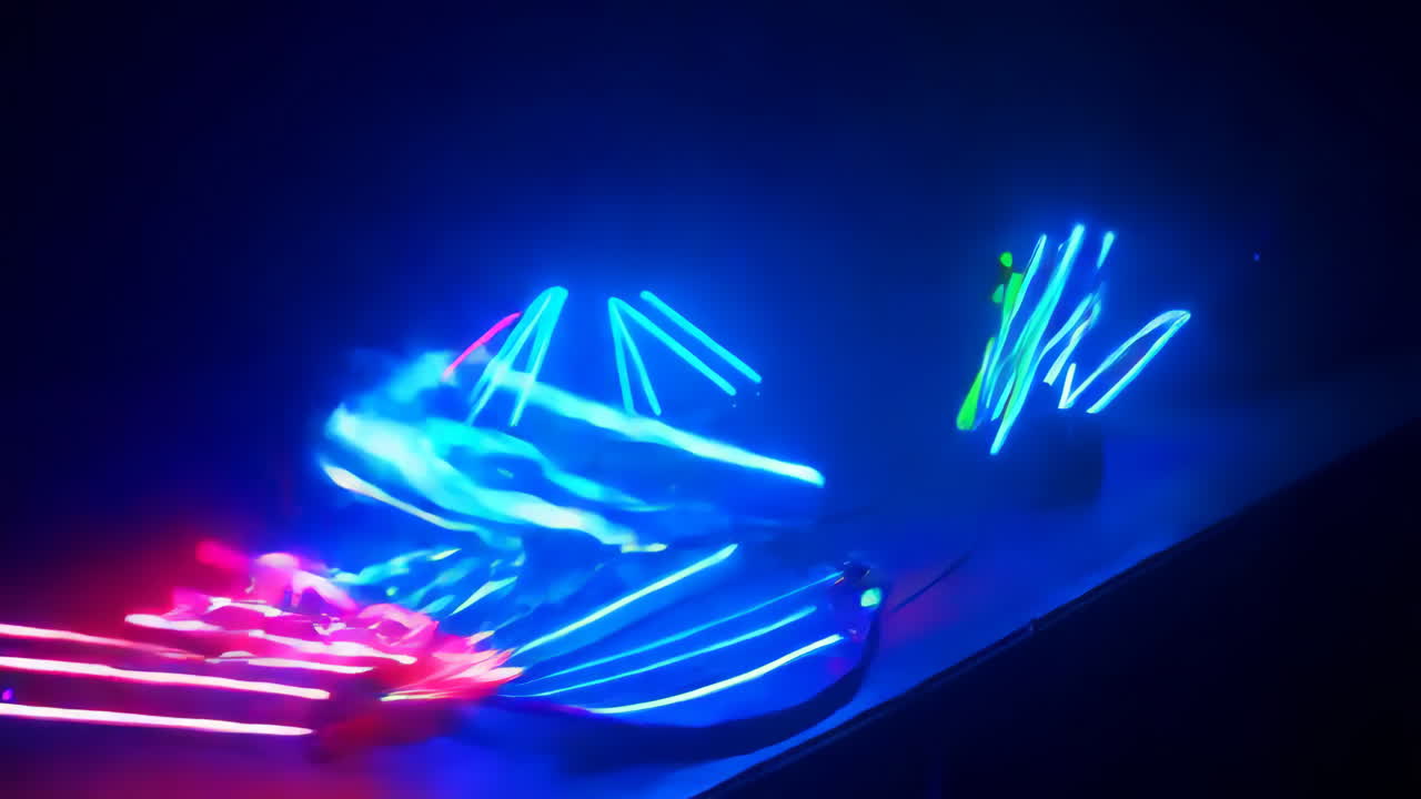 네온 불빛 예술