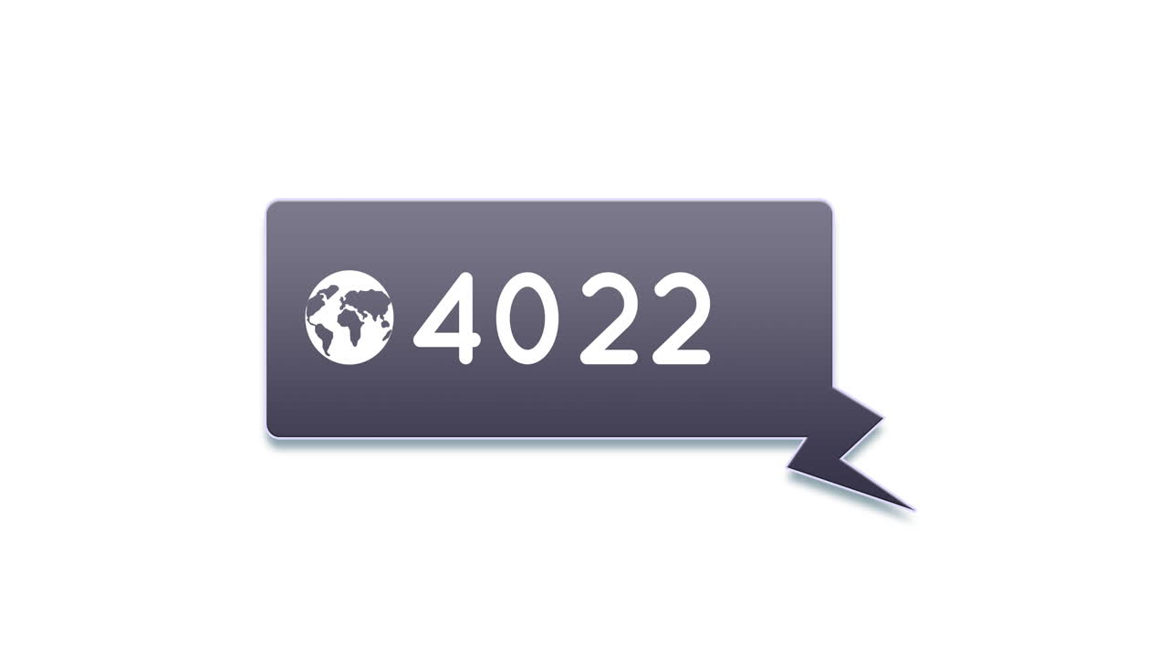 casilla de notificación que aumenta en número 4k