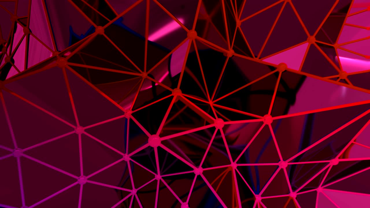 la red neuronal abstracta de 4k.