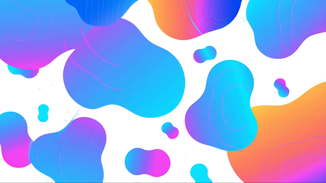 Sfondo Animato Astratto e Colorato 4K