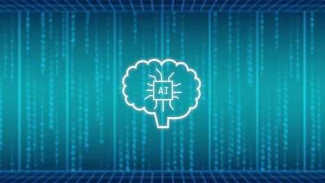 animación de codificación binaria a través de chat de ia digital y mapa del mundo.