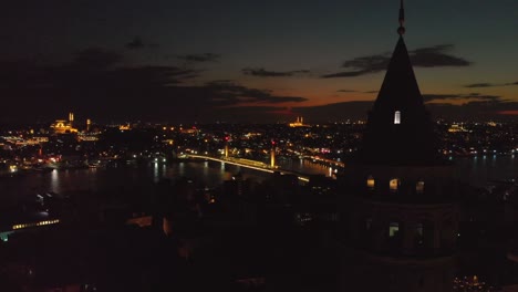 galata tower in istanbul turkey