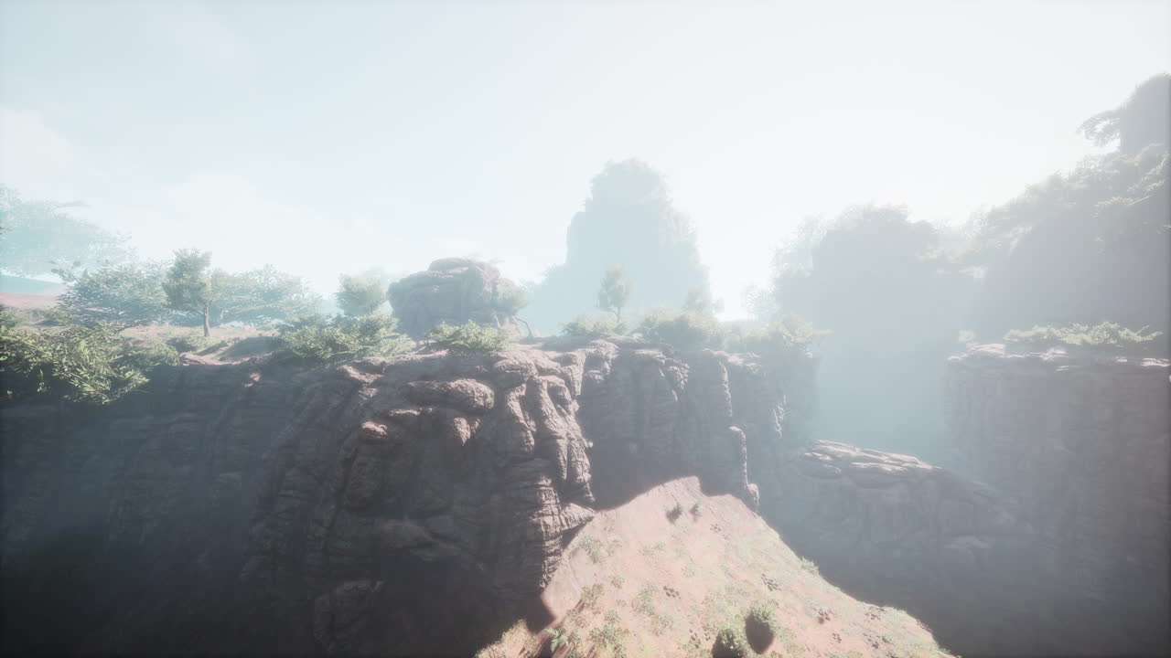 formación de roca roja bajo cielos nublados en el parque nacional