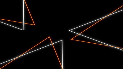 geometric shapes on black background