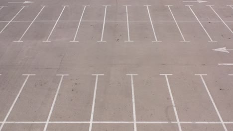 empty parking lot aerial view