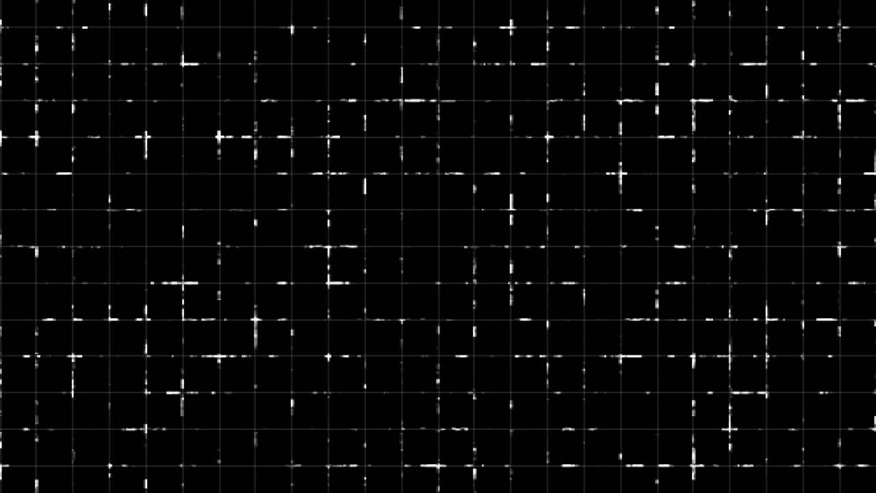 Sci-fi Grid Display Background Animation. Abstract Data Matrix Visuals