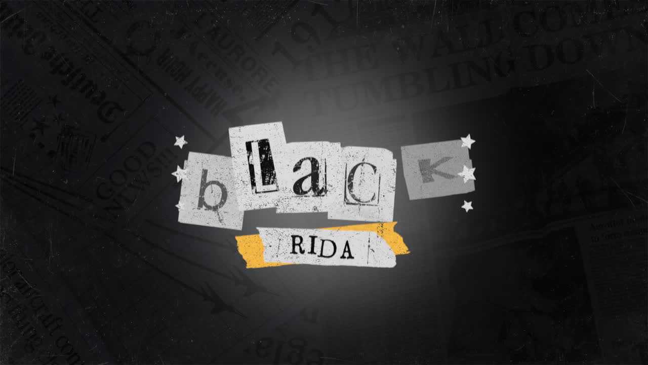 viernes negro: moción abstracta en papel