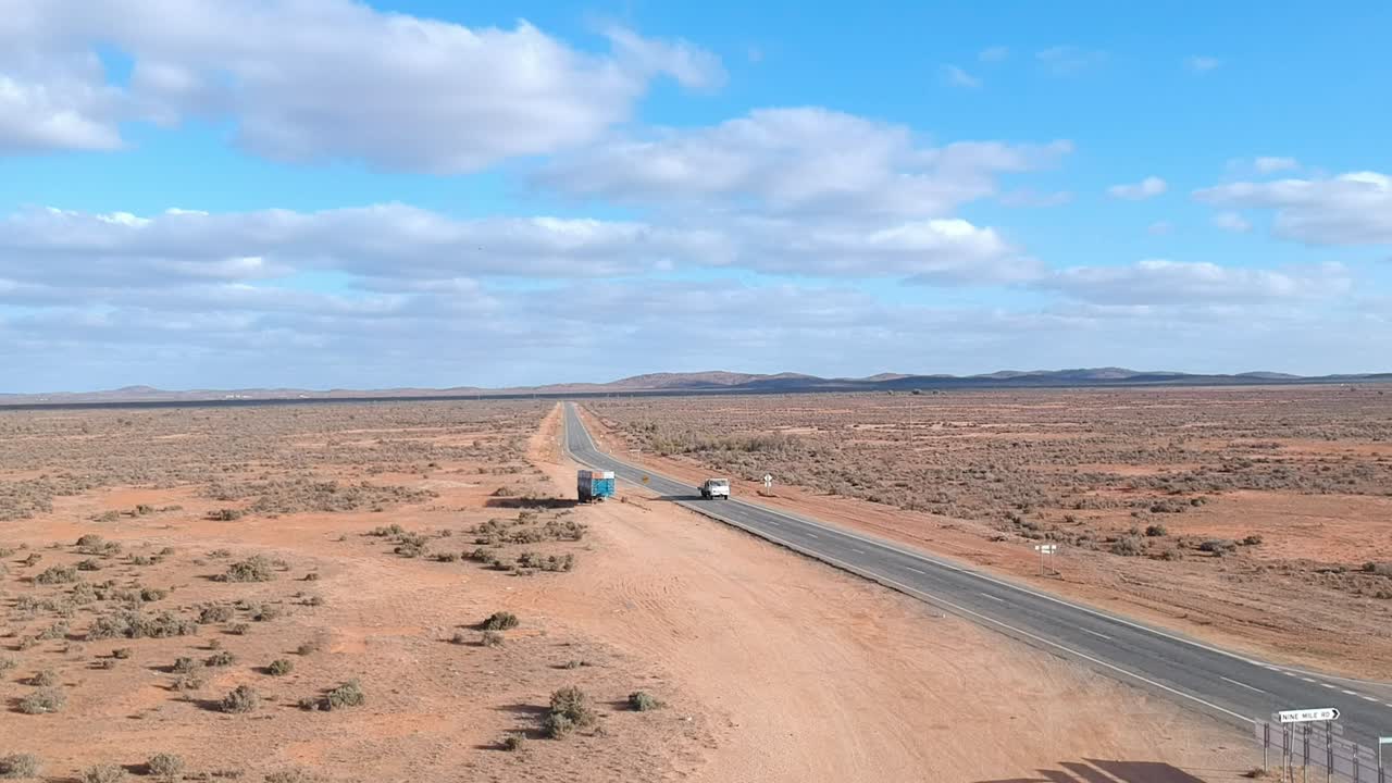 Driving through the Australian Outback