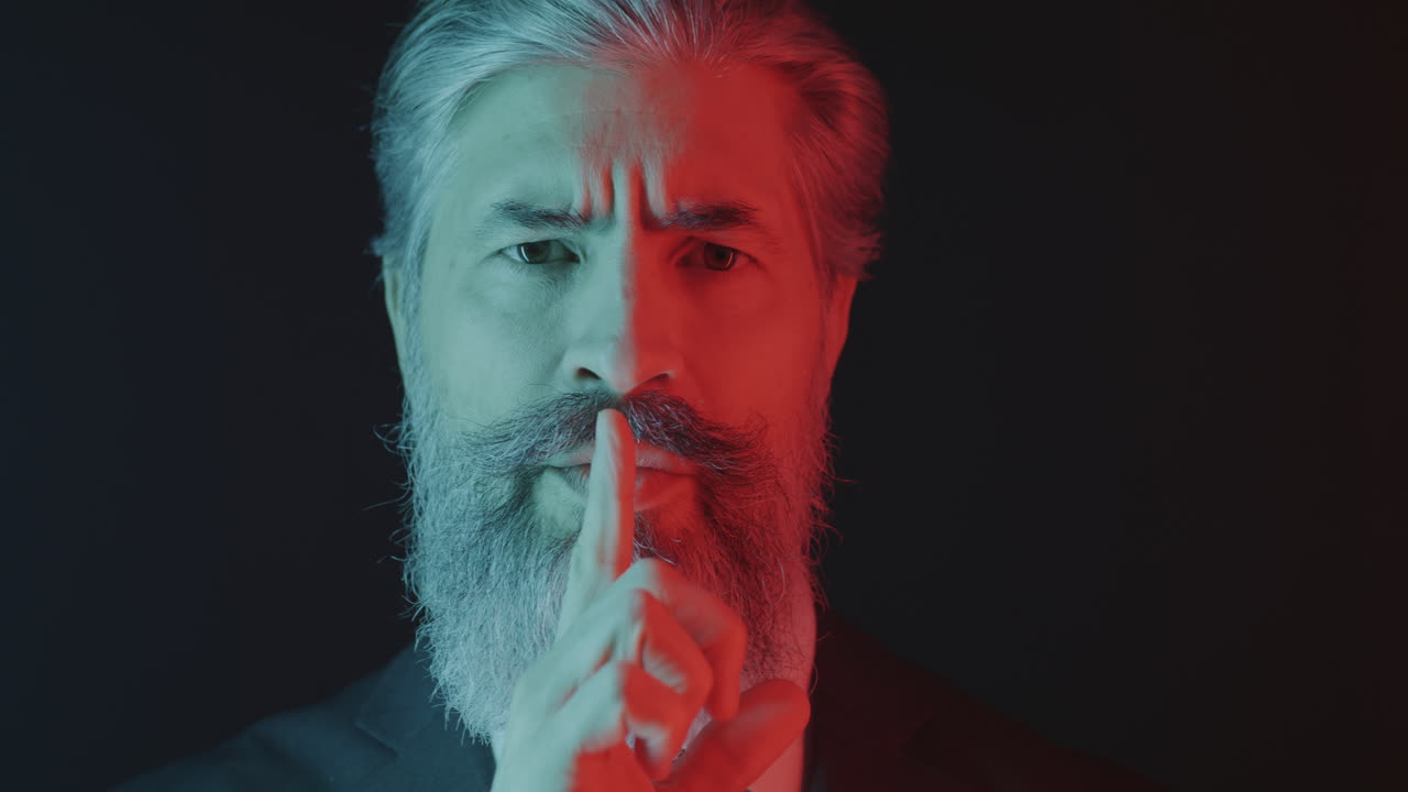 Portrait of a Man with a Serious Expression