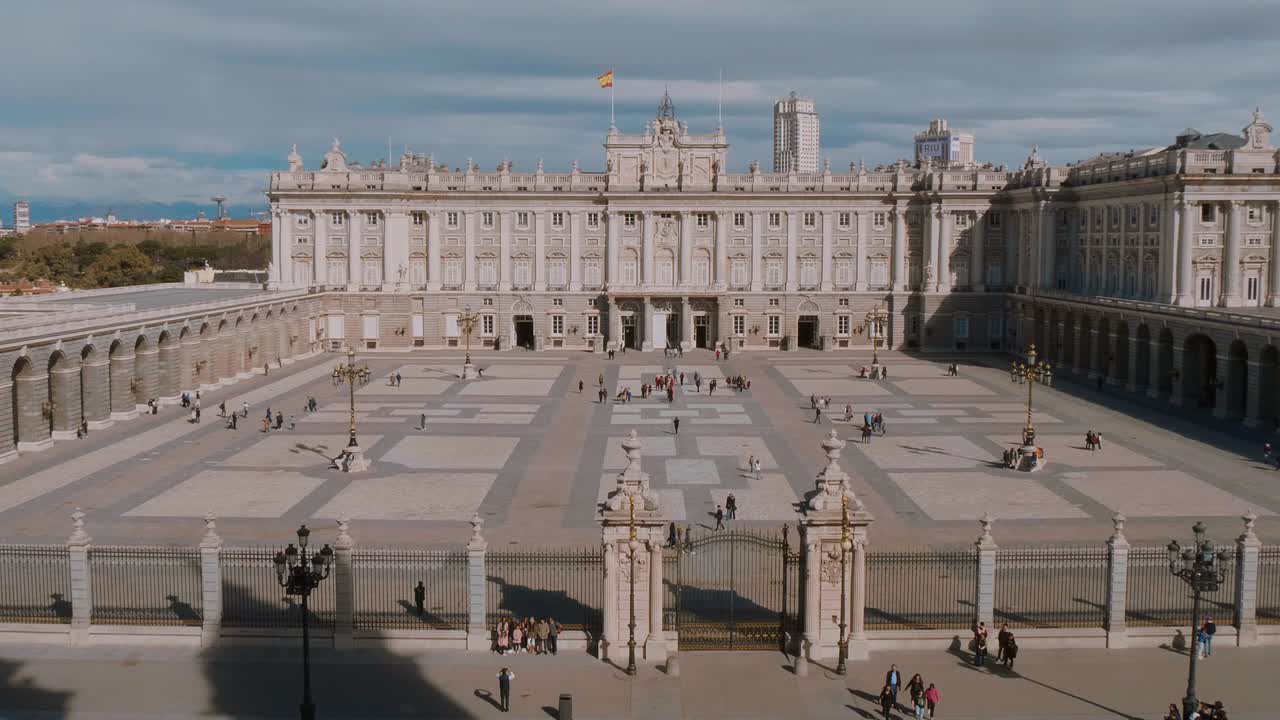 Il Palazzo Reale a Madrid chiamato Palacio Real