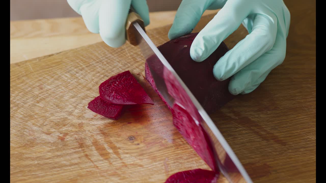Preparing Beetroot