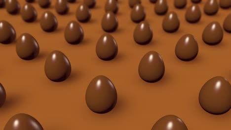 chocolate easter eggs animation