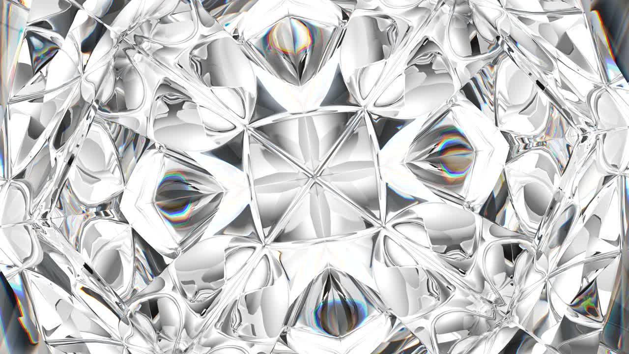 반이는 보석 매크로 회전 무결 루프 칼레도스코프