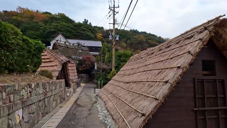 Paisaje-De-&quot;myouban-Onsen&quot;-En-La-Ciudad-De-Beppu,-Prefectura-De-Oita