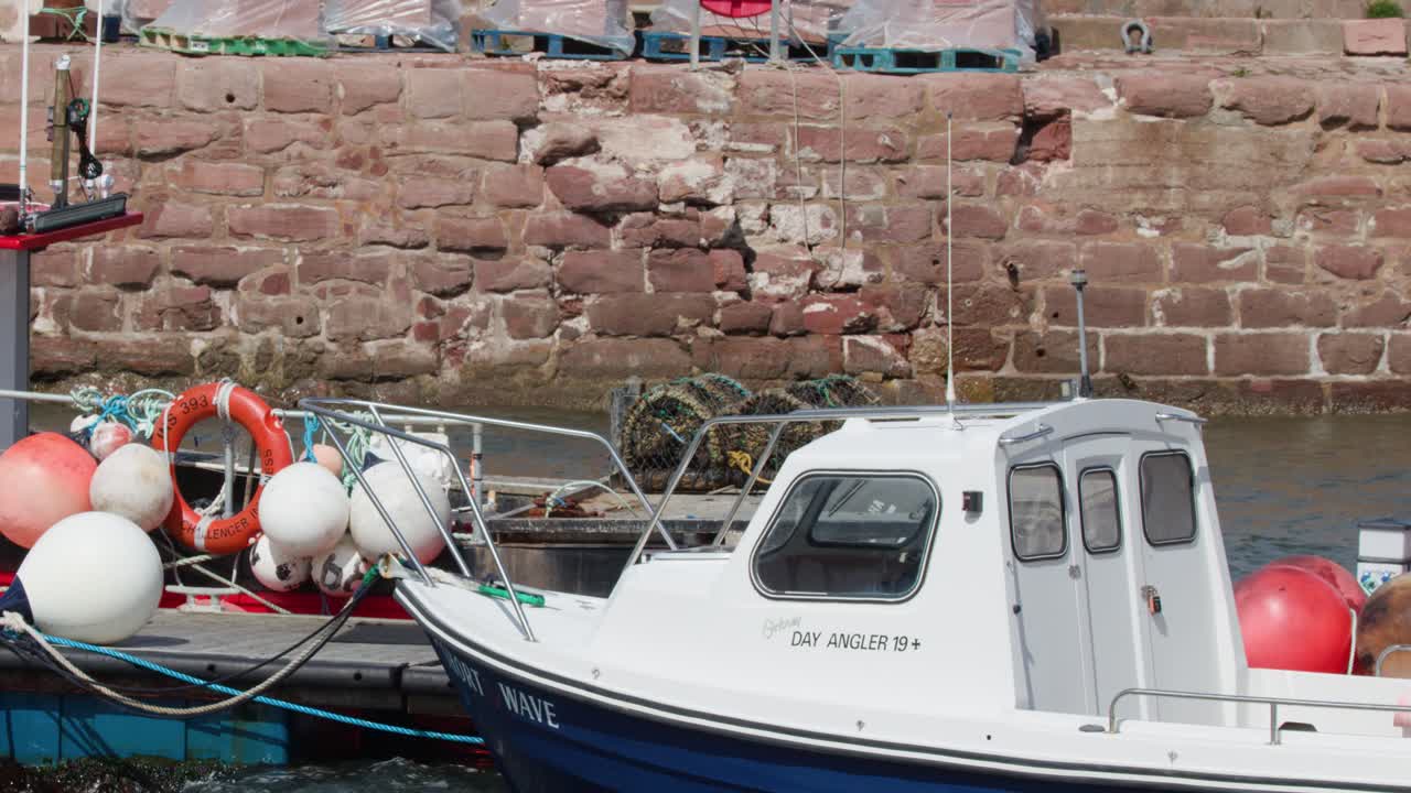 Barche ormeggiate in una marina