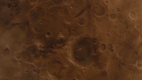 Flying-over-geologic-features-of-the-red-planet-Mars