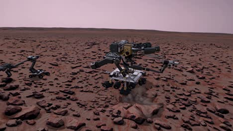perseverance rover on mars