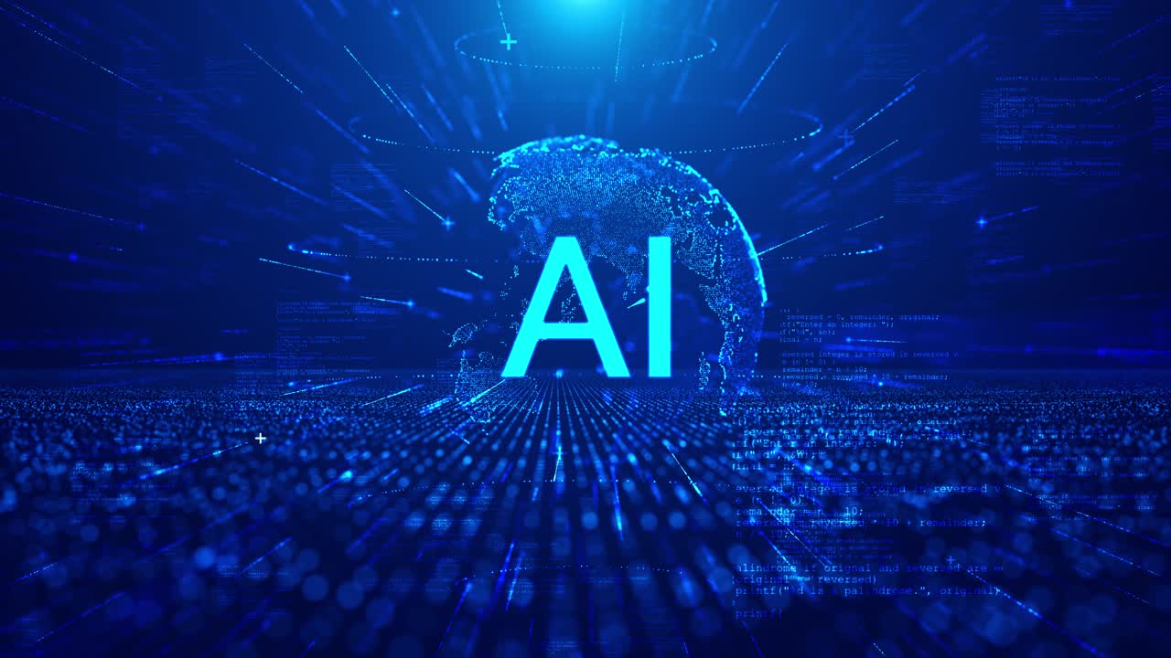 Artificial intelligence ai on circuit board future technology concept big data technology digital