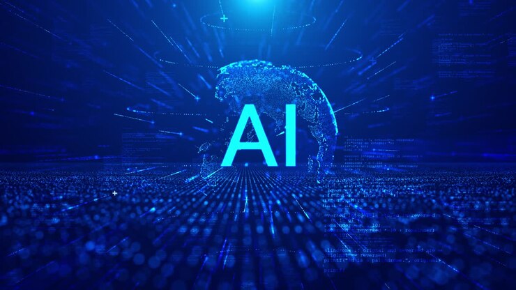 Artificial intelligence ai on circuit board future technology concept big data technology digital