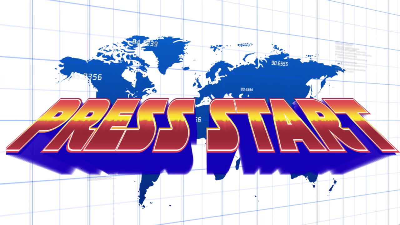 시작 텍스트와 미래의 배경