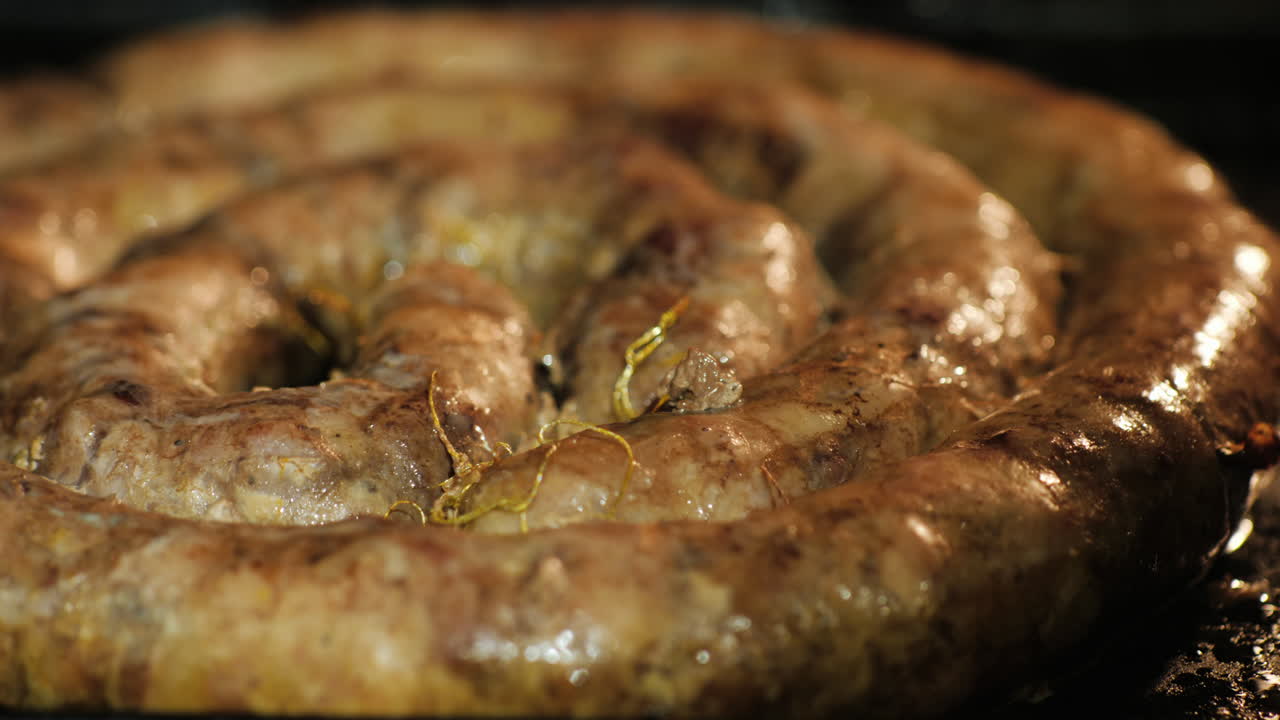 오븐에서 굽는 수제 소세지 05