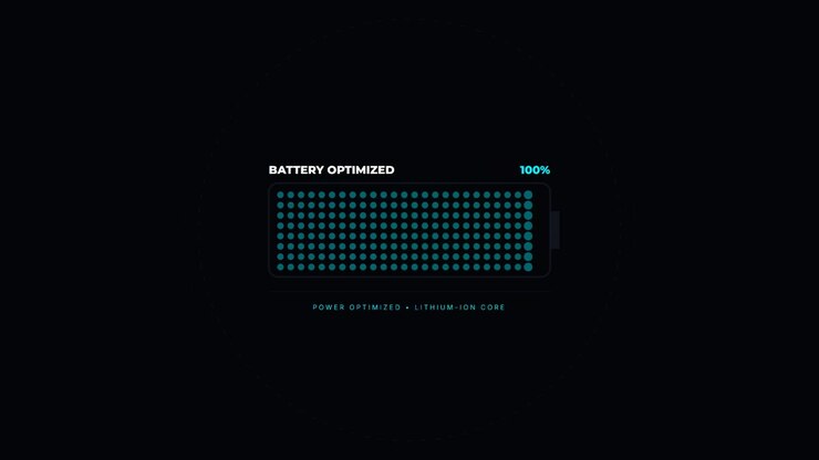 Digital Battery Charging Progress Bar Animation