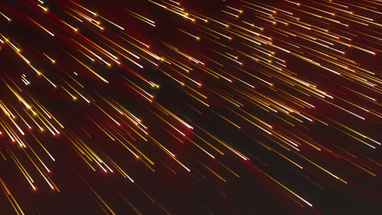 추상적인 흐르는 선과 점