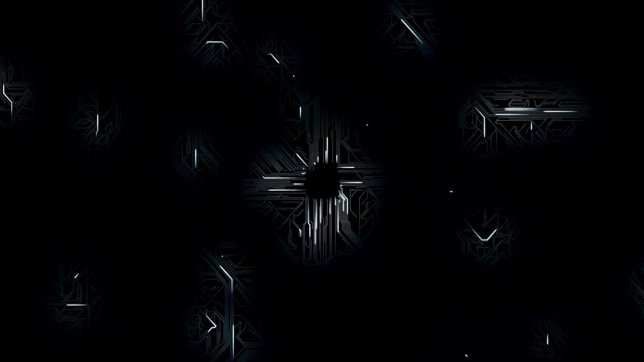 Electronic PCB Animation Loop Ver.2