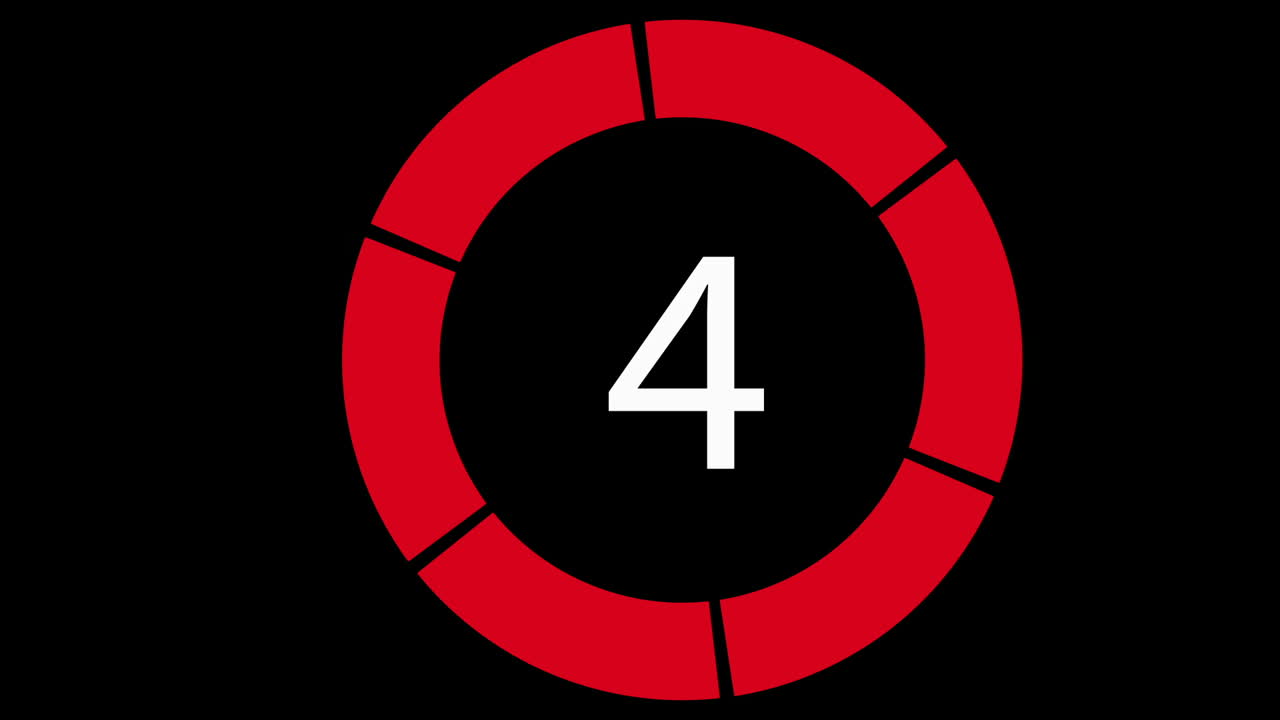 10에서 0까지 카운트다운