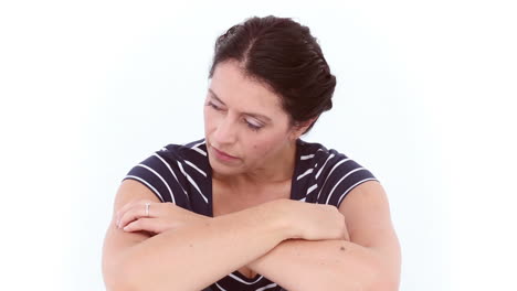 Unhappy-woman-sitting-on-the-floor